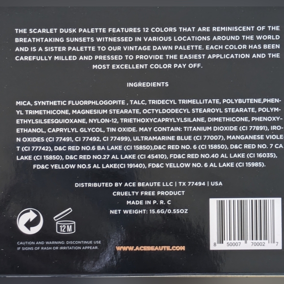 Eye Bundle of 2 Eyeshadow Palettes & 1 Blending Brush Steve Laurant Ace Beaute - Picture 8 of 9